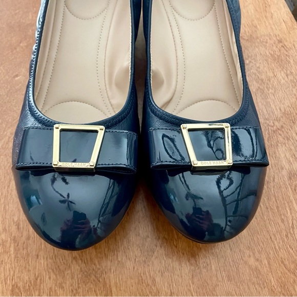 Cole Haan Navy Wedge Heels 10.5 - Picture 6 of 6